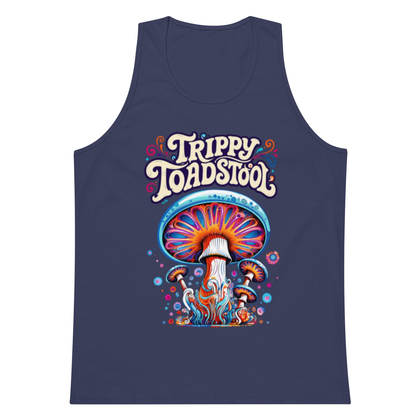 Men's Premium Tank Top | Cotton Heritage MC1790 copy – Psychedelic Mushroom Mens Tank Tops by Fungal Drip