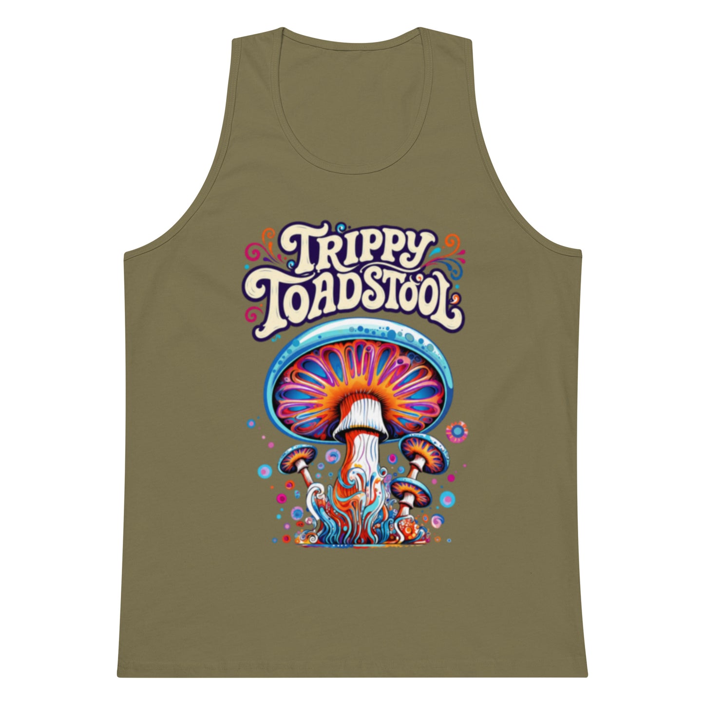 Men's Premium Tank Top | Cotton Heritage MC1790 copy – Psychedelic Mushroom Mens Tank Tops by Fungal Drip