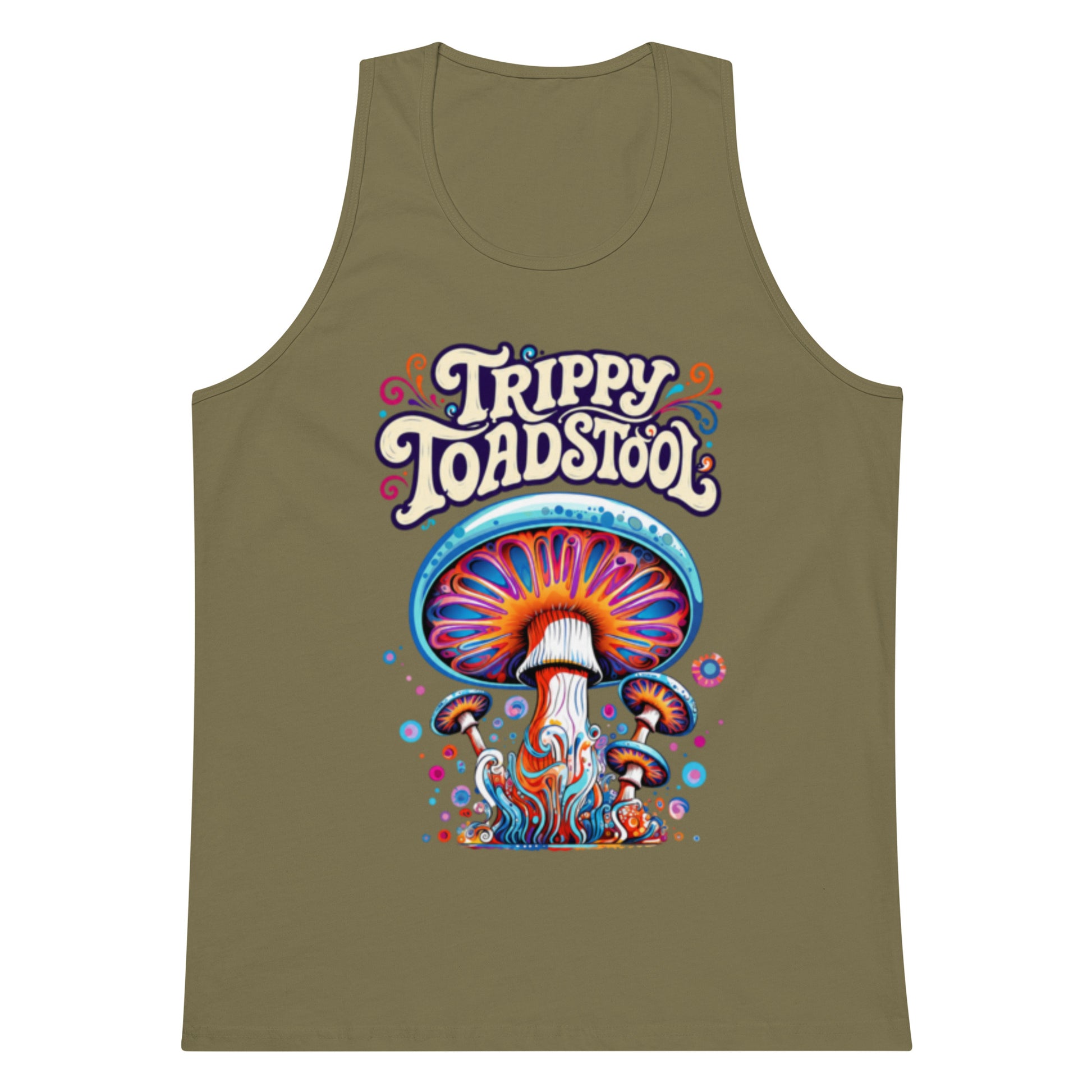 Men's Premium Tank Top | Cotton Heritage MC1790 copy – Psychedelic Mushroom Mens Tank Tops by Fungal Drip