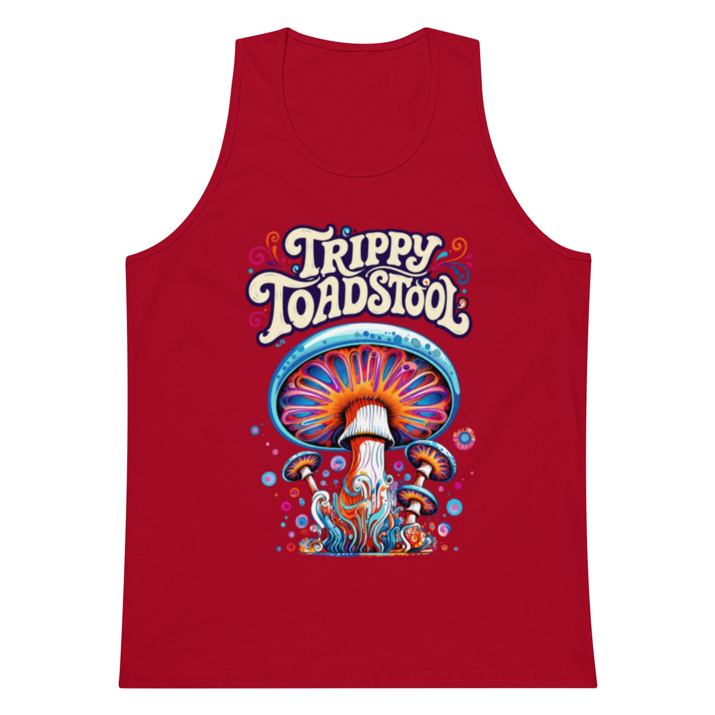 Men's Premium Tank Top | Cotton Heritage MC1790 copy – Psychedelic Mushroom Mens Tank Tops by Fungal Drip