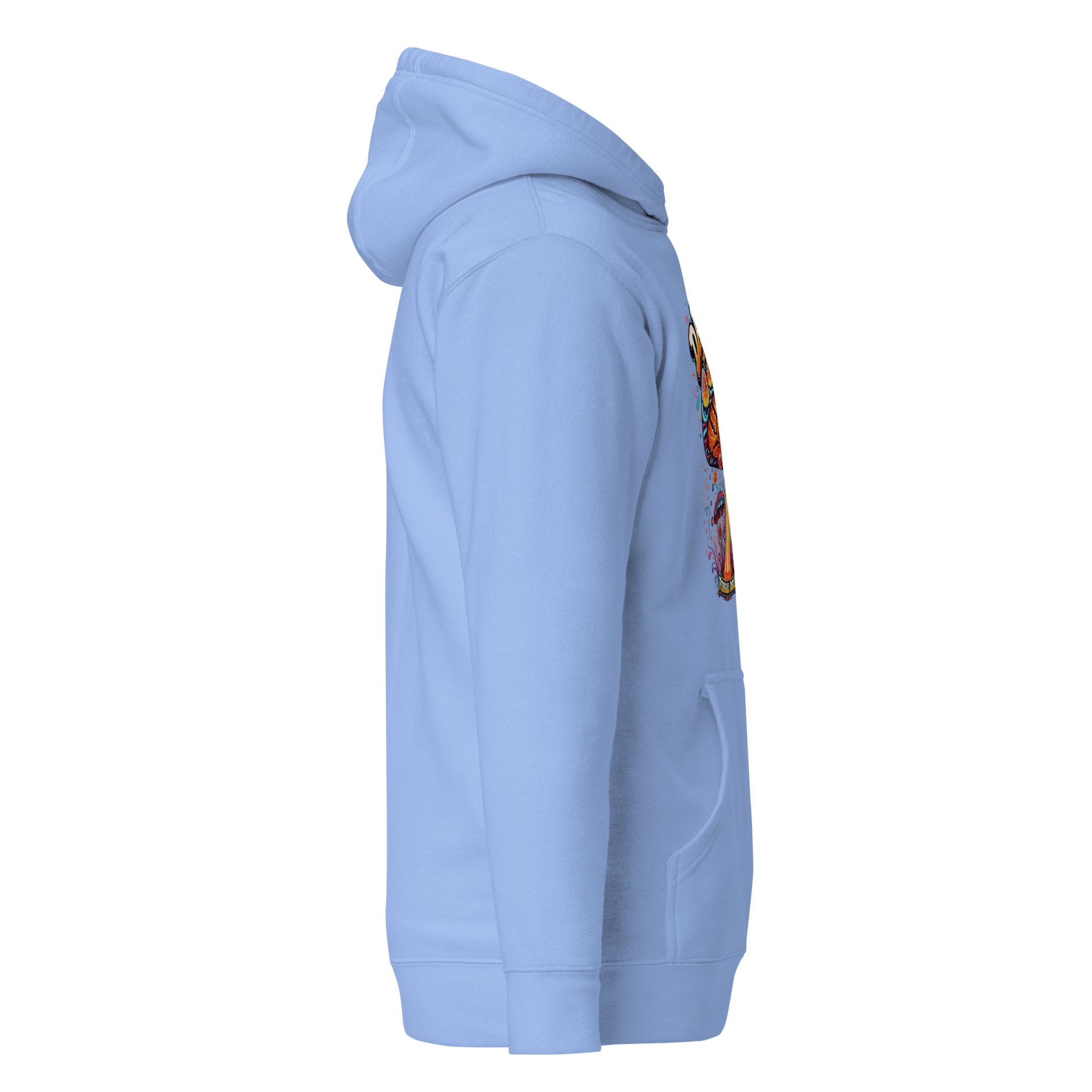 Daytrippin Hoodie with original psychedelic mushroom artwork by Fungal Drip