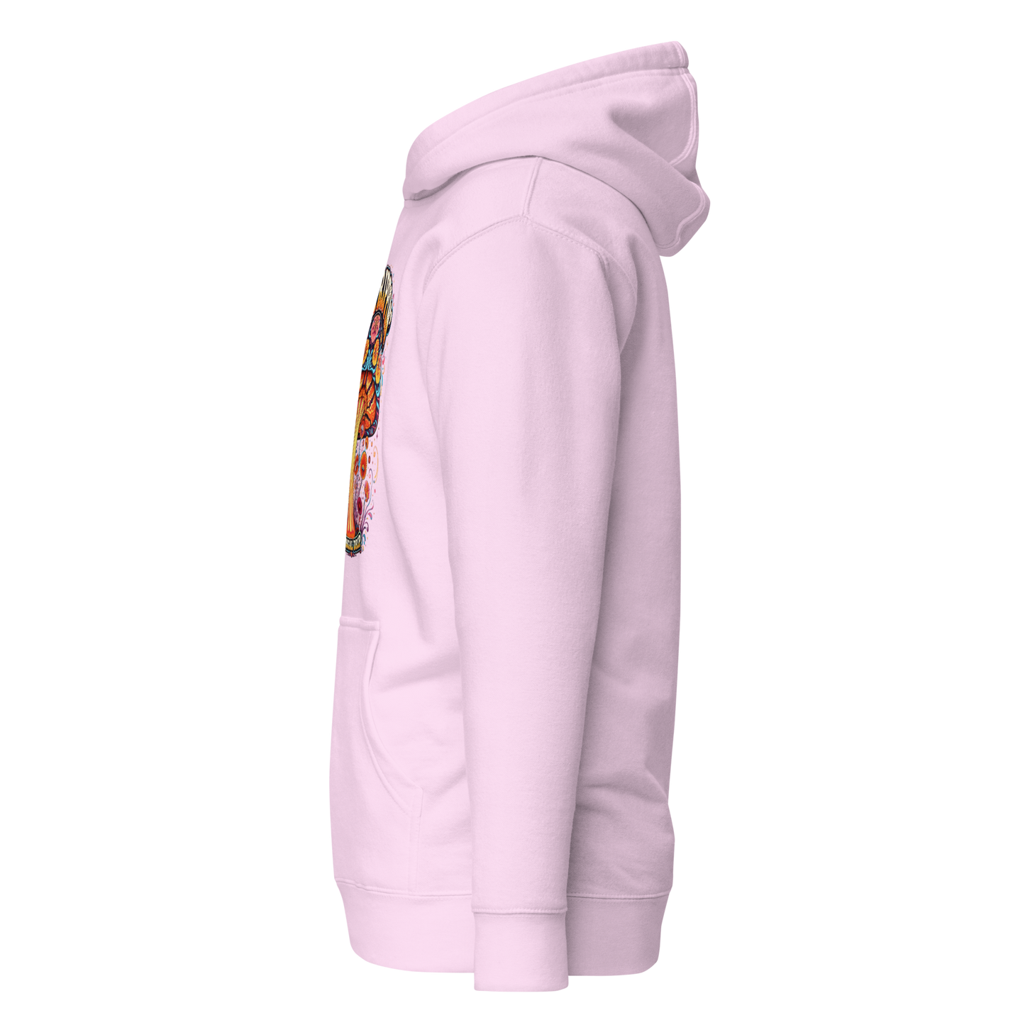 Daytrippin Hoodie with original psychedelic mushroom artwork by Fungal Drip