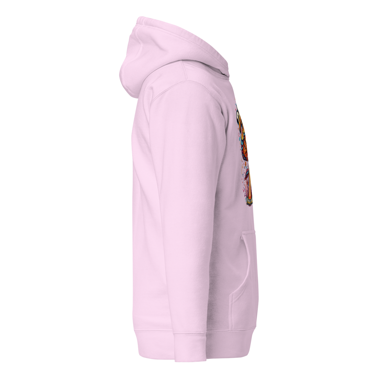 Daytrippin Hoodie with original psychedelic mushroom artwork by Fungal Drip