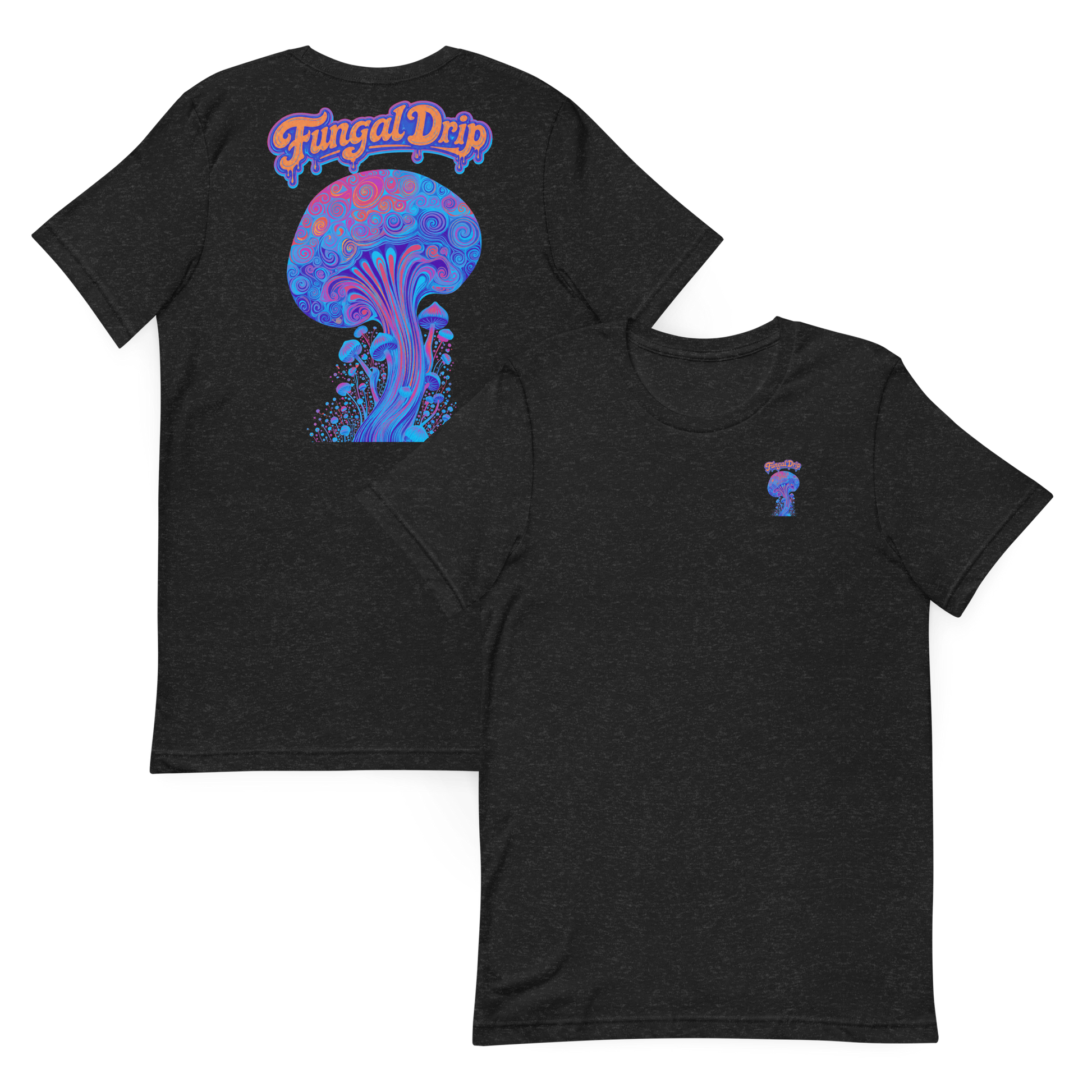Backstage Haze – Psychedelic Mushroom t-shirt by Fungal Drip
