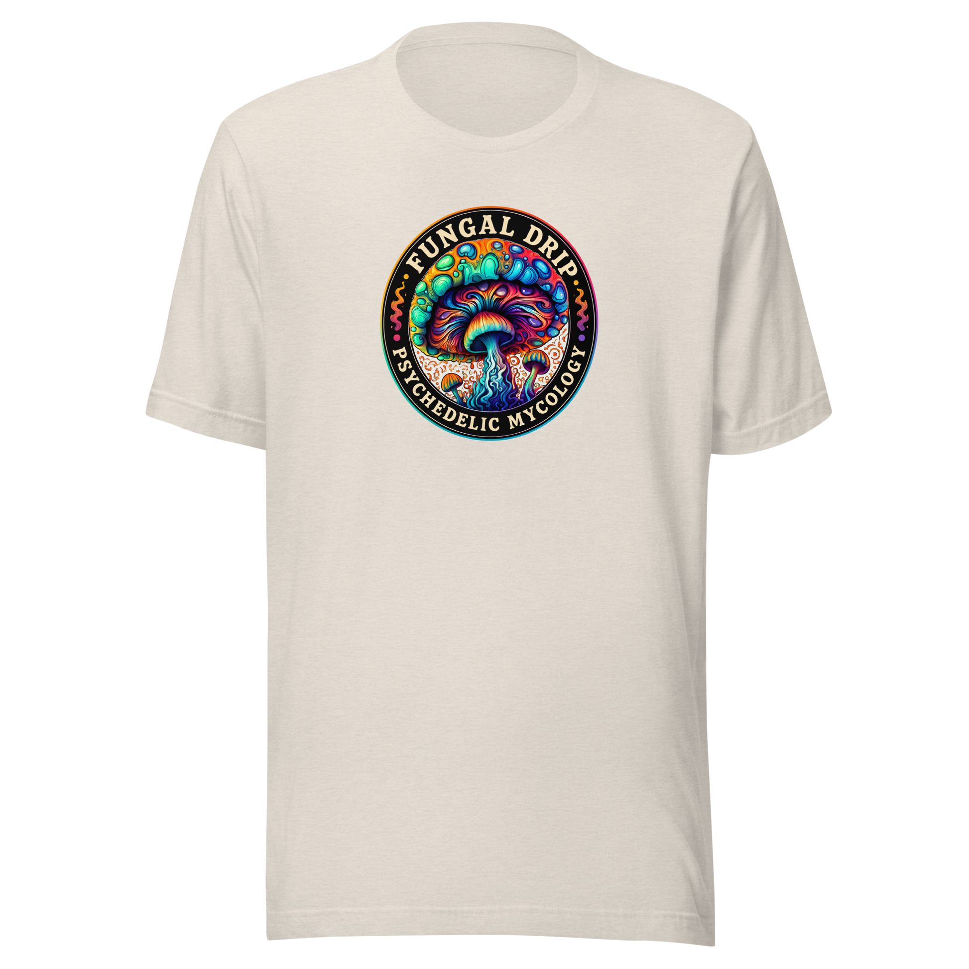 Fungal Drip Psychedelic Mycology – Psychedelic Mushroom T-SHIRT by Fungal Drip