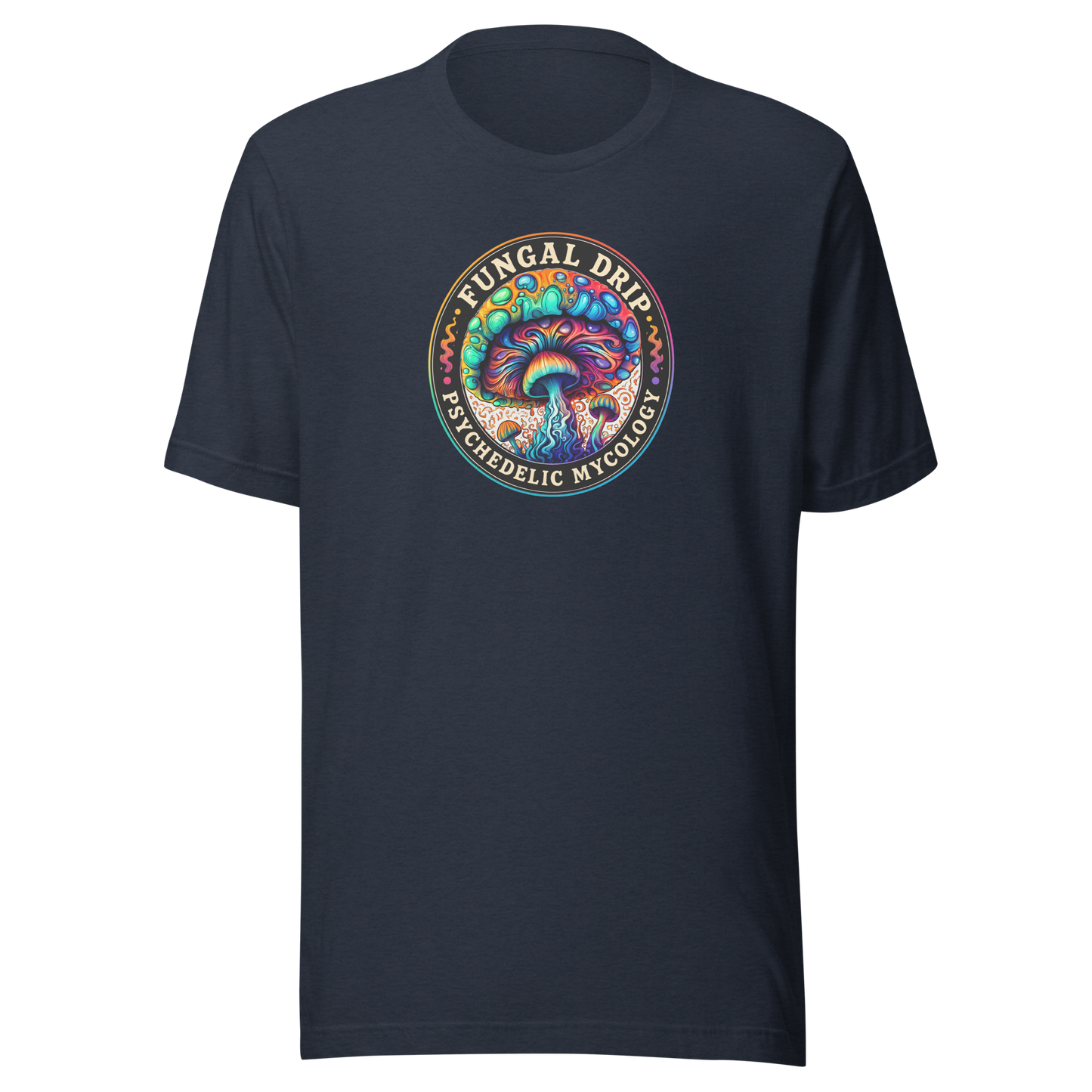 Fungal Drip Psychedelic Mycology – Psychedelic Mushroom T-SHIRT by Fungal Drip