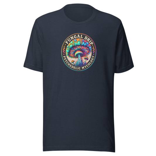 Fungal Drip Psychedelic Mycology – Psychedelic Mushroom T-SHIRT by Fungal Drip