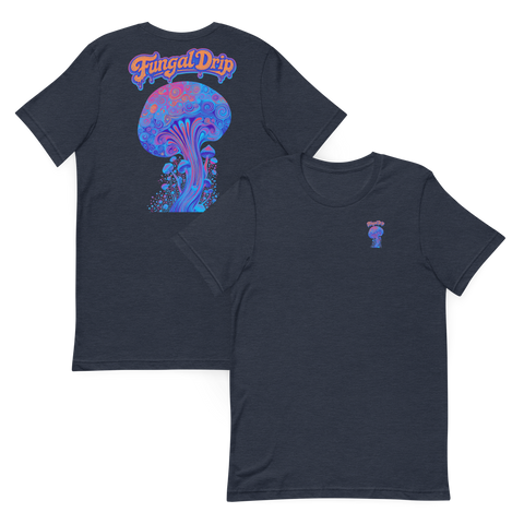 Backstage Haze – Psychedelic Mushroom t-shirt by Fungal Drip
