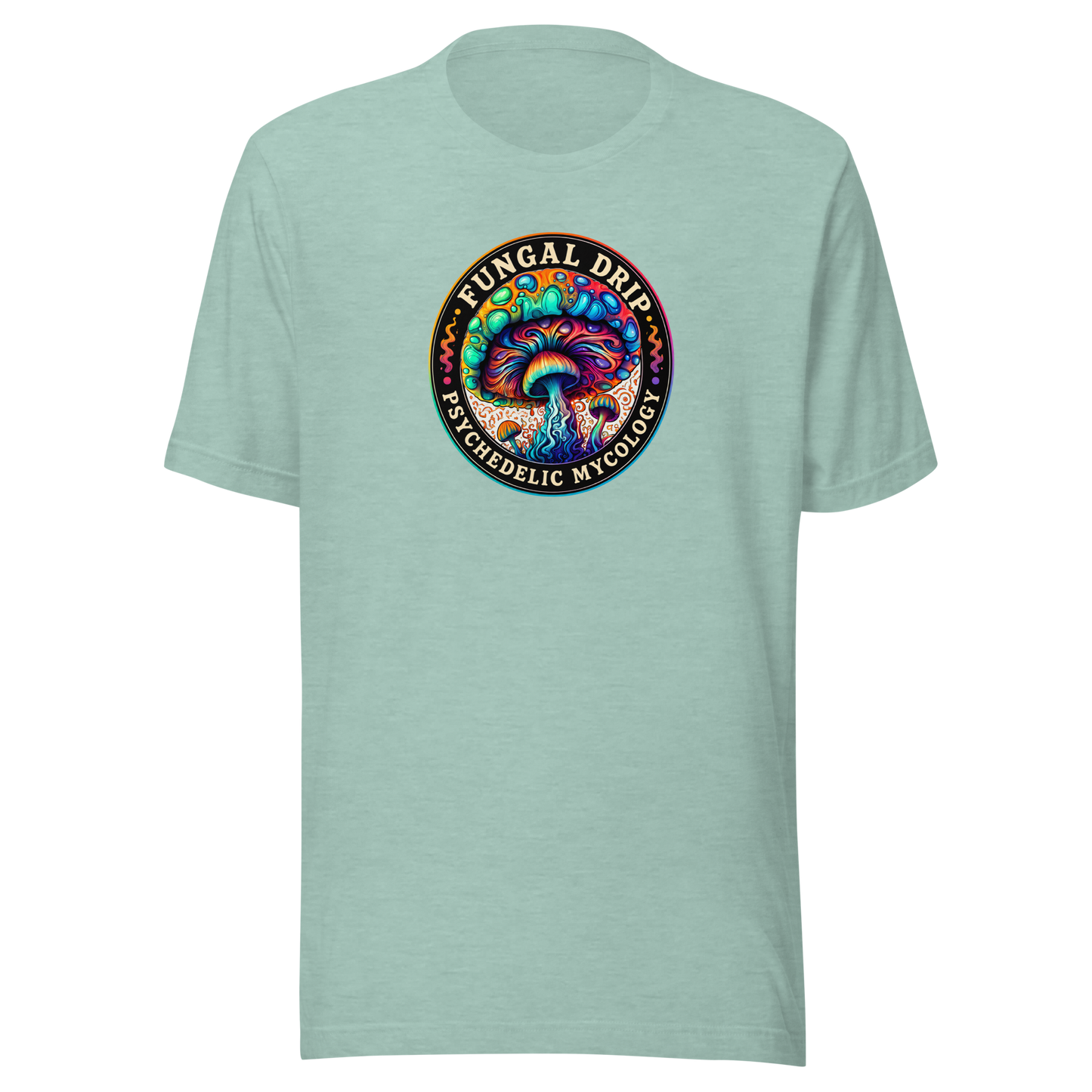 Fungal Drip Psychedelic Mycology – Psychedelic Mushroom T-SHIRT by Fungal Drip