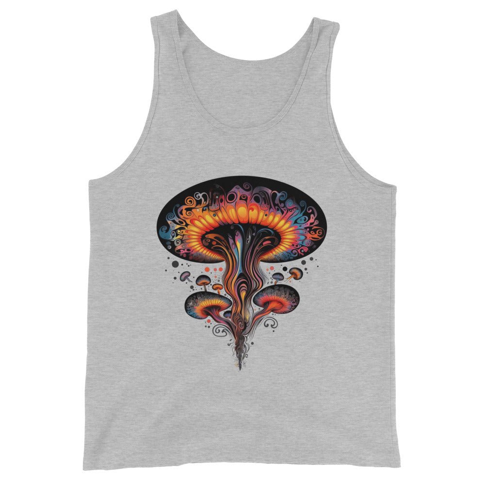 Mythical Mushroom Tank Top – Psychedelic Mushroom Mens Tank Tops by Fungal Drip