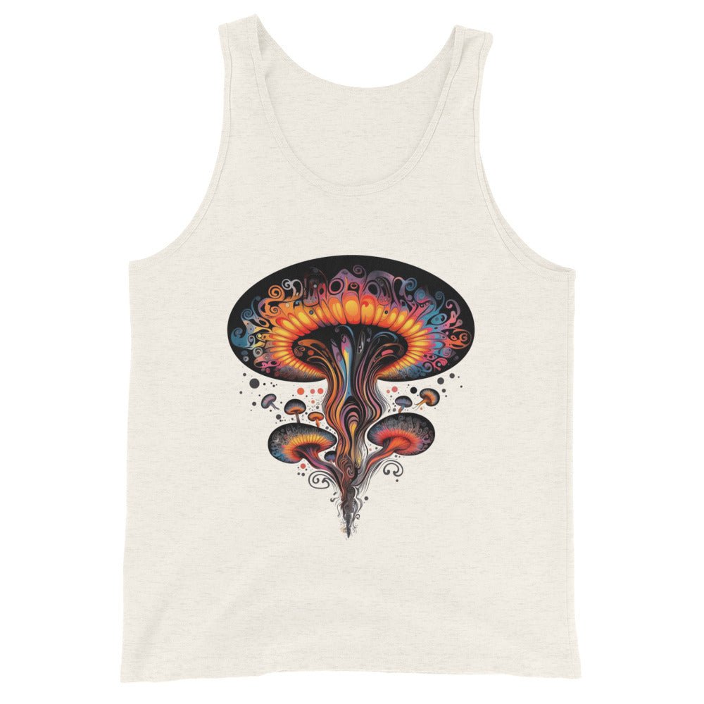 Mythical Mushroom Tank Top – Psychedelic Mushroom Mens Tank Tops by Fungal Drip