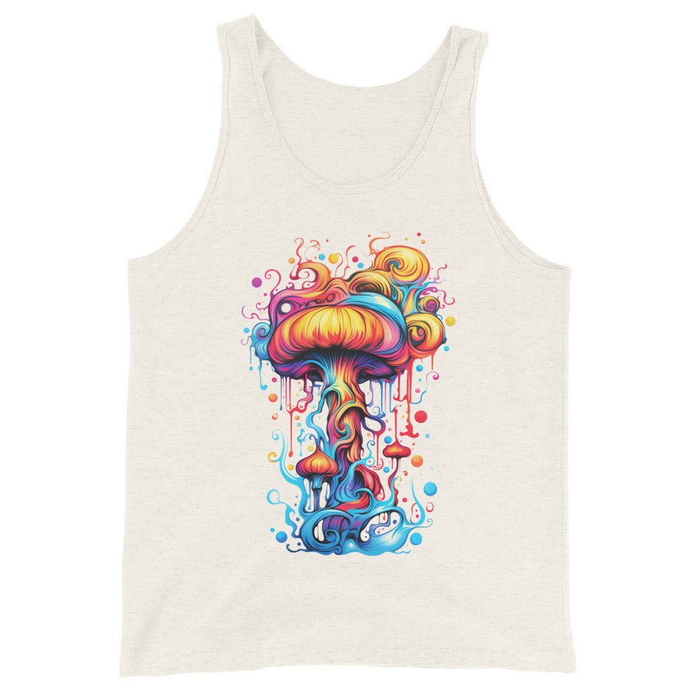 Spectrum Splash Tank Top – Psychedelic Mushroom Mens Tank Tops by Fungal Drip