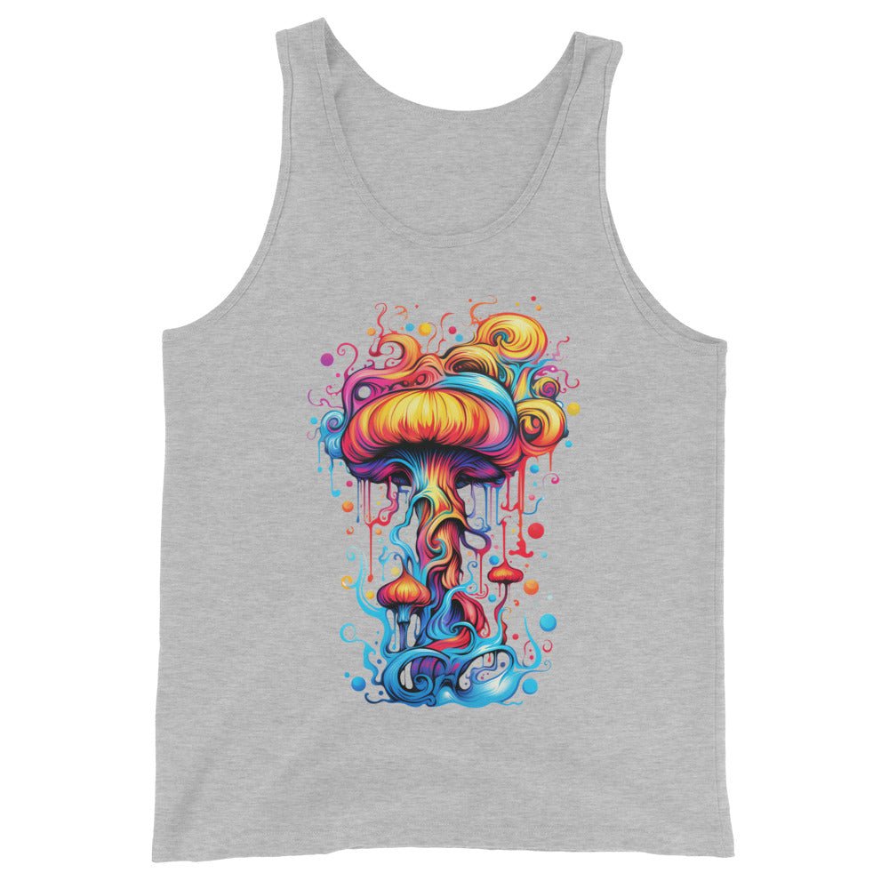 Spectrum Splash Tank Top – Psychedelic Mushroom Mens Tank Tops by Fungal Drip