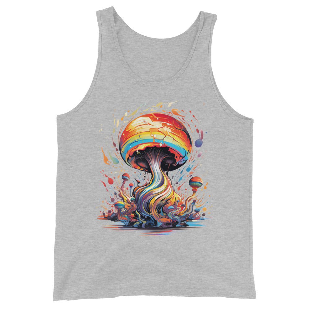 Trippy Swirl Tank Top – Psychedelic Mushroom Mens Tank Tops by Fungal Drip