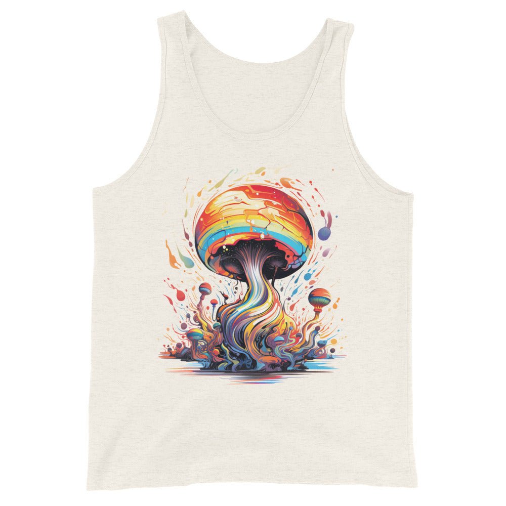 Trippy Swirl Tank Top – Psychedelic Mushroom Mens Tank Tops by Fungal Drip